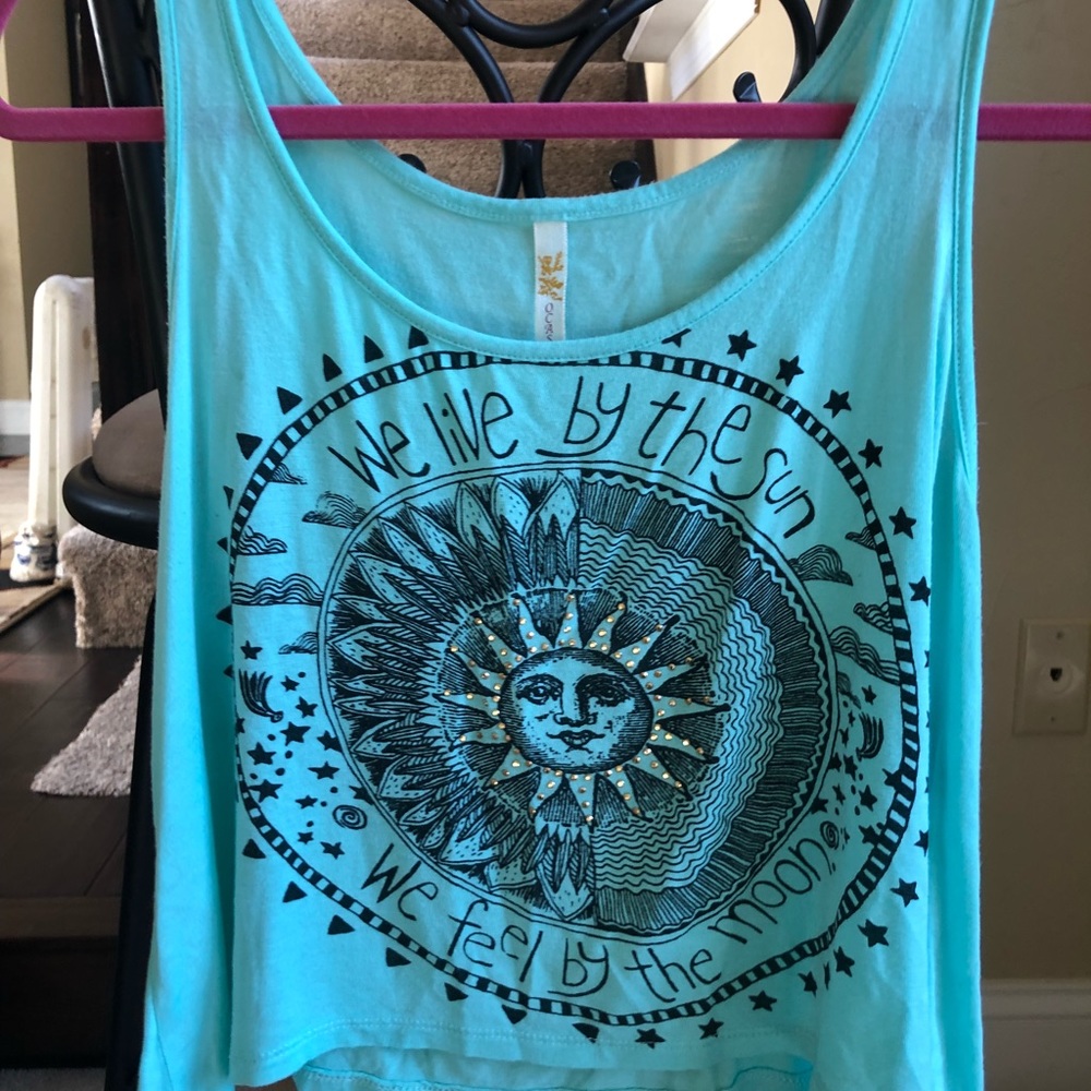 Ocasion baby blue tank